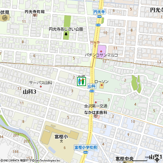 円光寺支店付近の地図